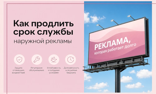 Как продлить срок службы наружной рекламы в  Муравленке