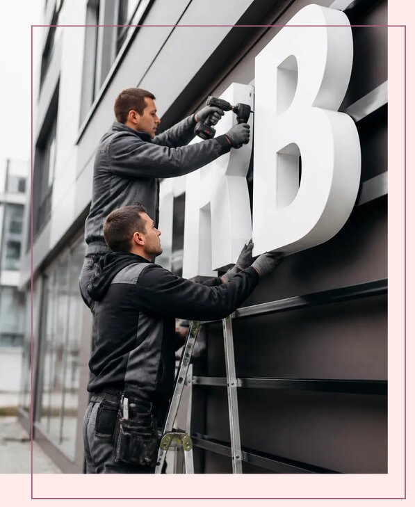 Пластиковые буквы для вывески в Муравленке от 6959 р. | Аванза-Мрв